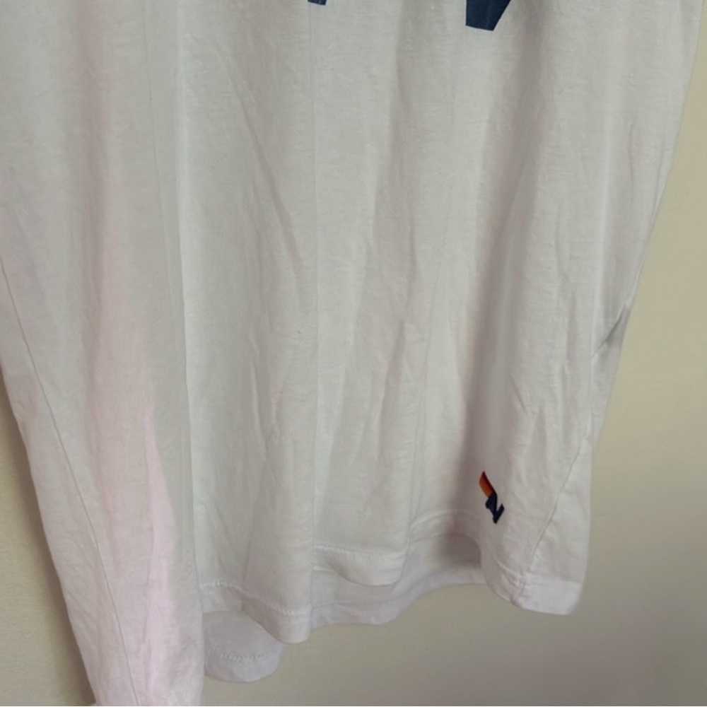 RARE Original Logo Aviator Nation White T-Shirt - Picture 2 of 4